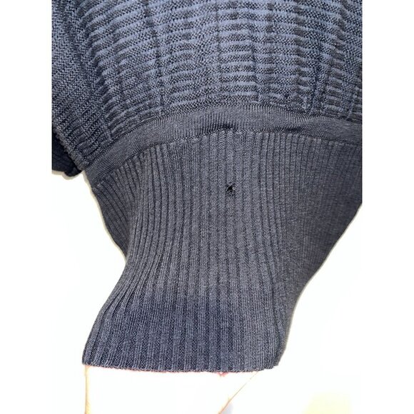 Trina Turk Los Angeles Black Open Knit Cardigan Womens size Large - Picture 7 of 9